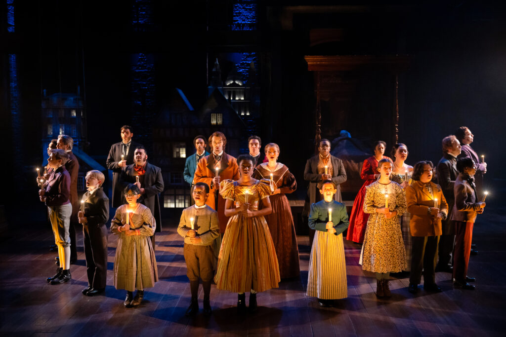 The cast of A Christmas Carol.