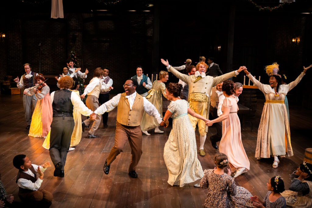 The cast of A Christmas Carol.