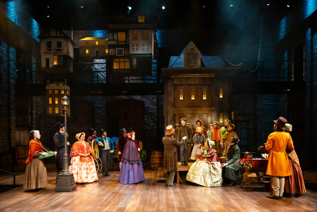 The cast of A Christmas Carol.