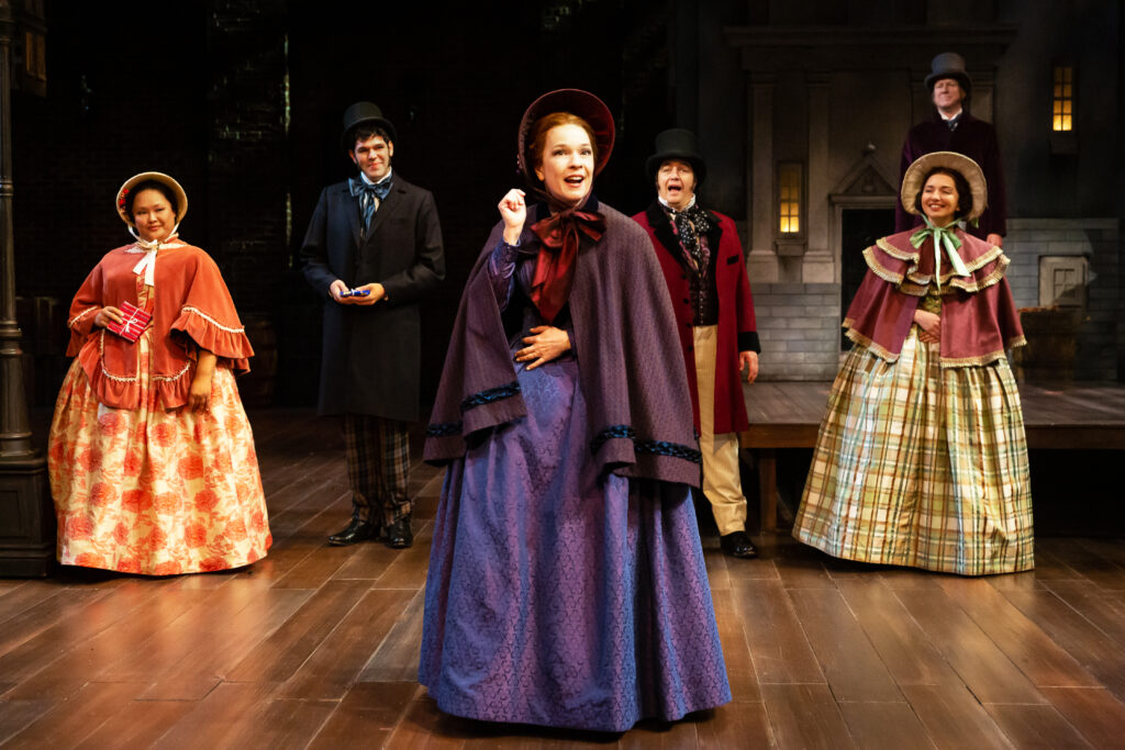 The cast of A Christmas Carol.