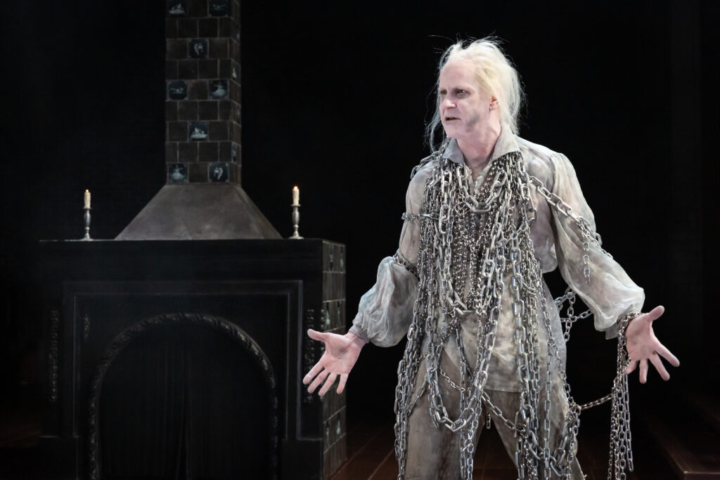 Chris Hutchison in A Christmas Carol.
