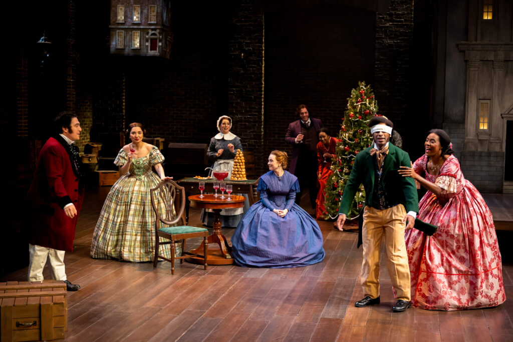 The cast of A Christmas Carol.