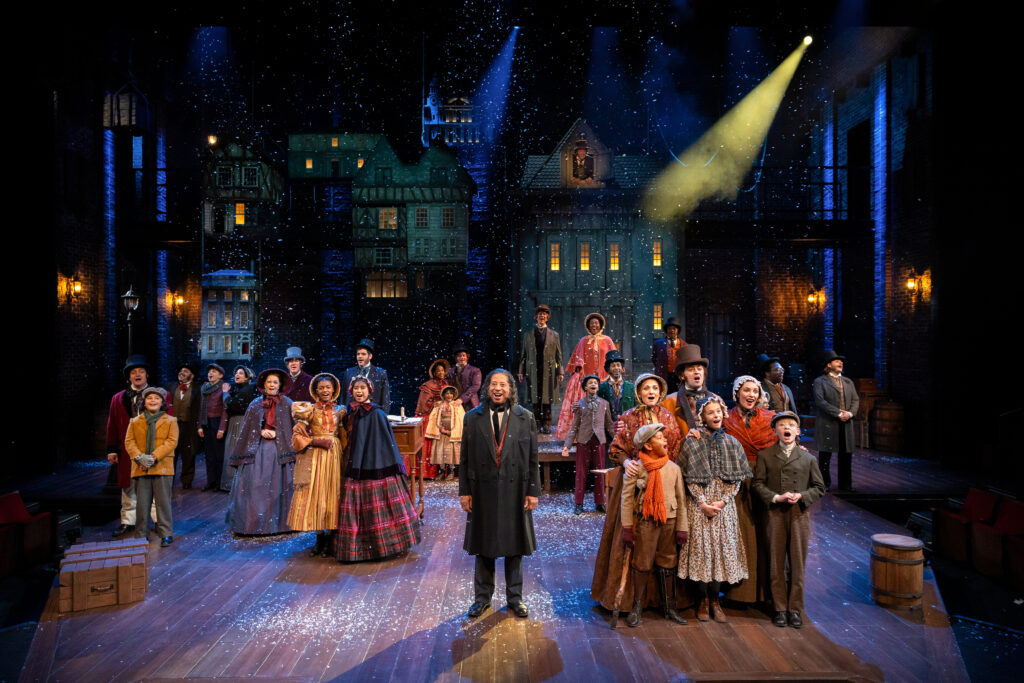 The cast of A Christmas Carol.