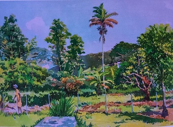 La Pastora Garden, Santa Cruz, 1992
