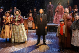 The cast of A Christmas Carol