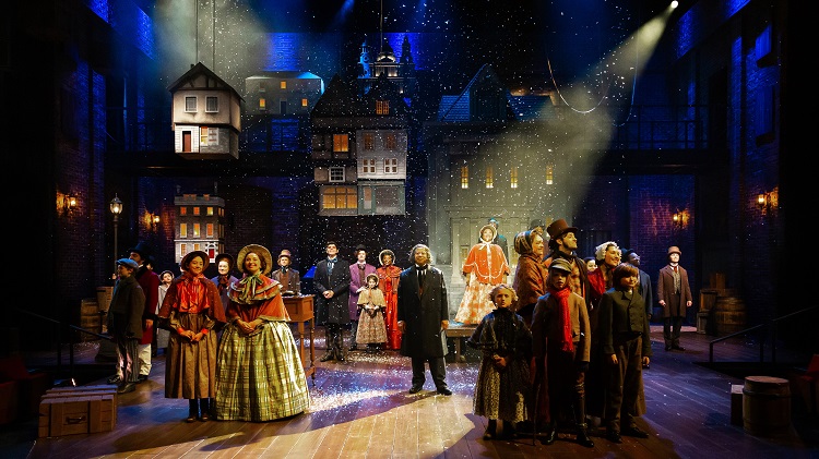 The cast of A Christmas Carol