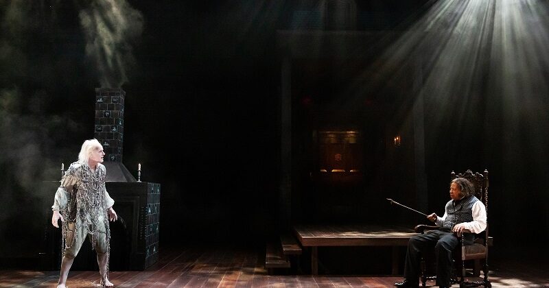 Chris Hutchison and David Rainey in A Christmas Carol