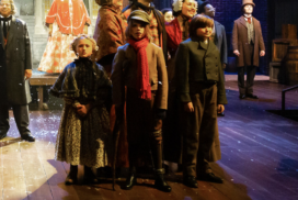 Photo of young actors in A Christmas Carol