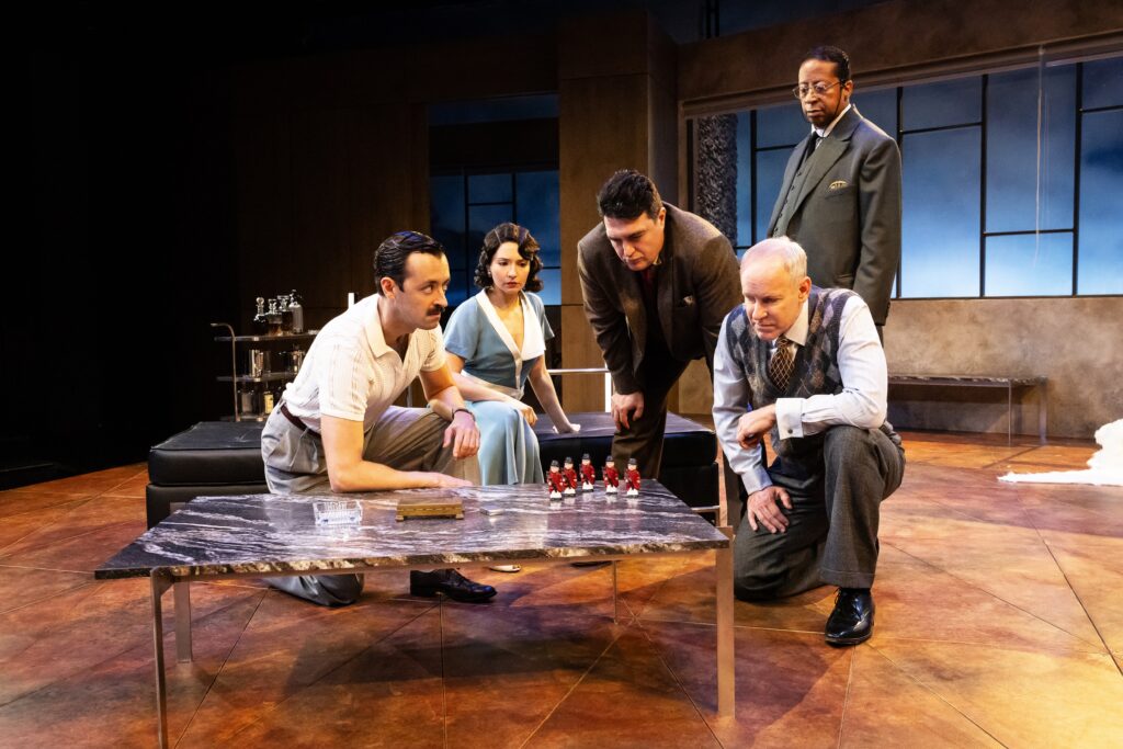Cast of And Then There Were None with Toy Soldiers
