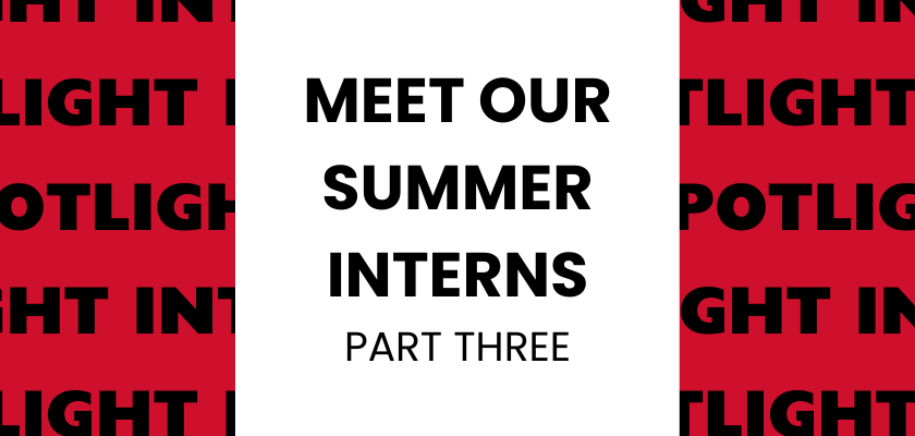 Meet Our Summer Interns Part Three