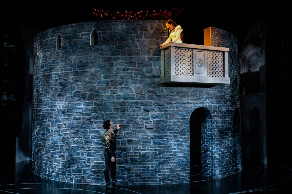 Rob B. Kellogg and Melissa Molano in Alley Theatre’s production of Romeo and Juliet.